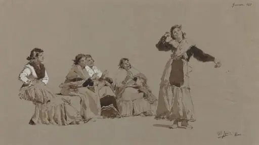 Spanish Dancers, by Pio Joris