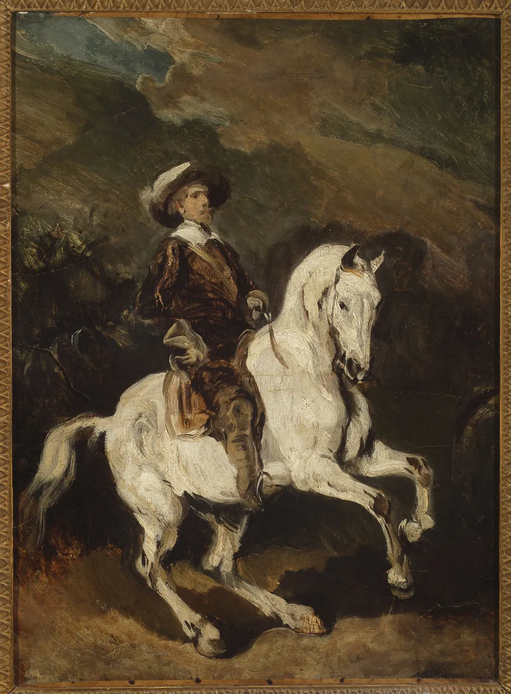 Cavalryman, by Piotr Michałowski, oil, 1838