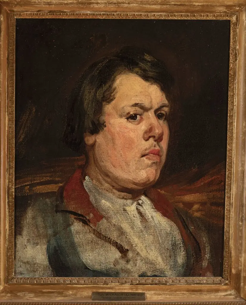 Farm-hand, portrait study, by Piotr Michałowski