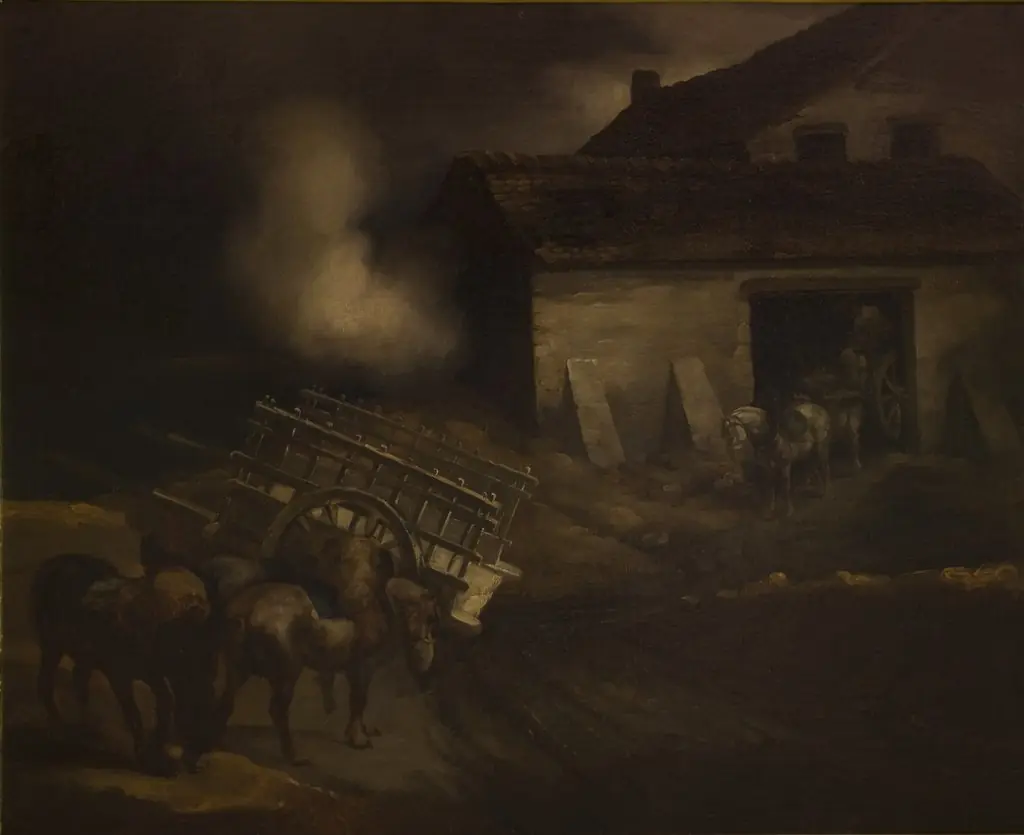 Plaster Works – Copy after Theodore Gericault’s Painting, by Piotr Michałowski