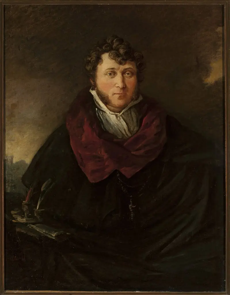 Portrait of Antoni Ostrowski, by Piotr Michałowski