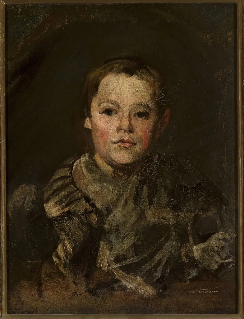 Portrait of the artist’s son, by Piotr Michałowski