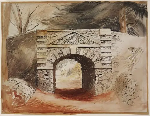 The Tunnel in the grounds of Buckland House, near Faringdon, by Piper