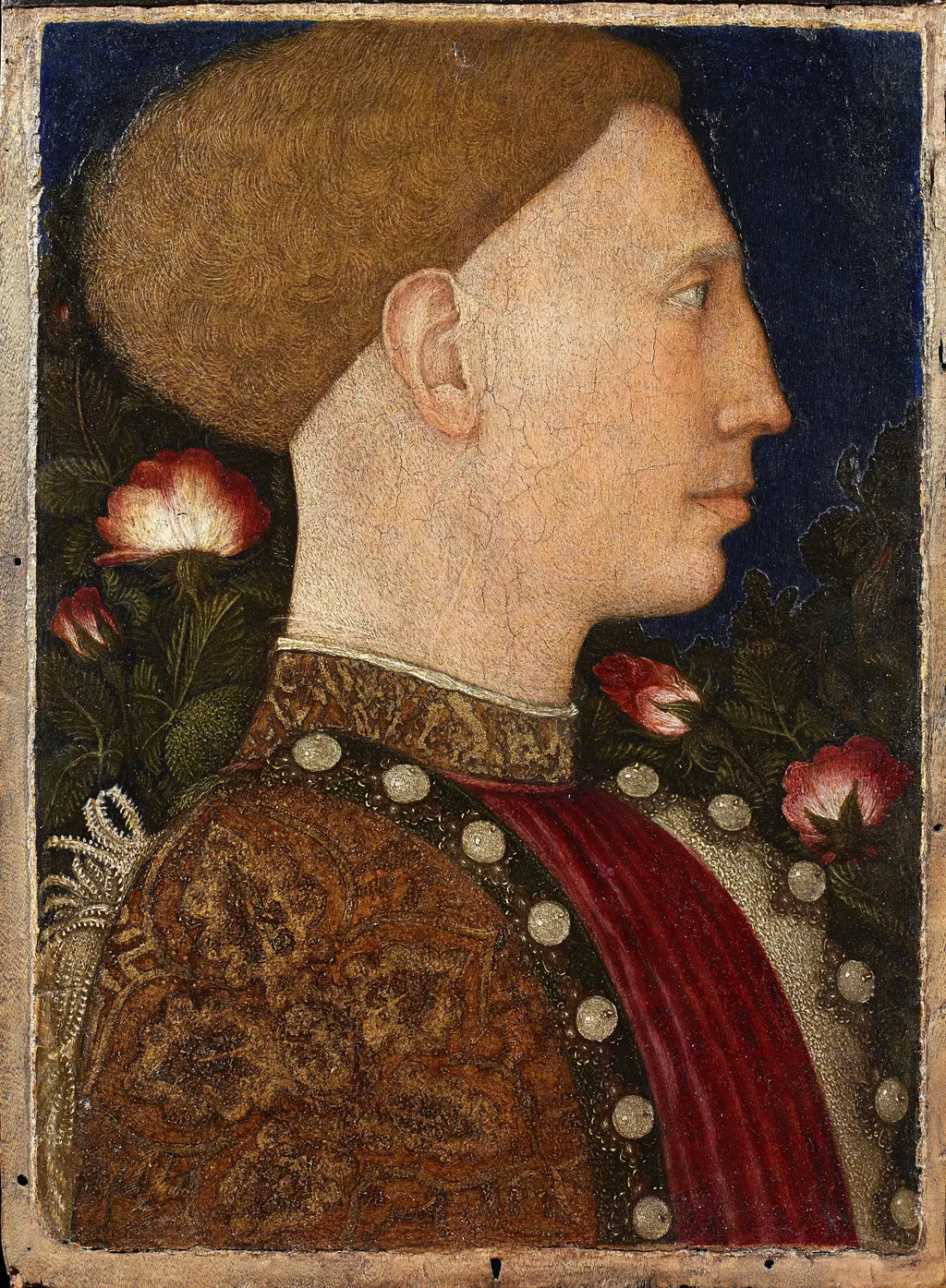 Portrait of Lionel d'Este, by Pisanello, tempera, 1441