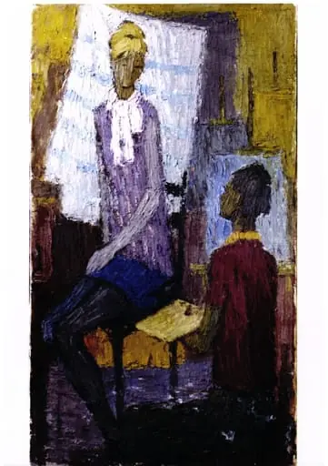 Pictorul și modelul, by Piskolti Gabor