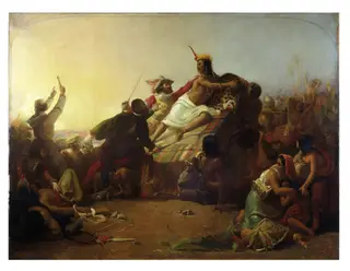 Pizarro Seizing the Inca of Peru