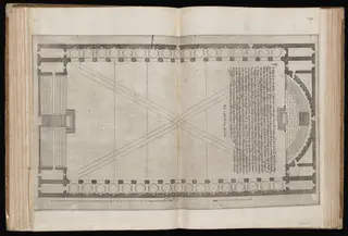 Plan of the Cortile Belvedere