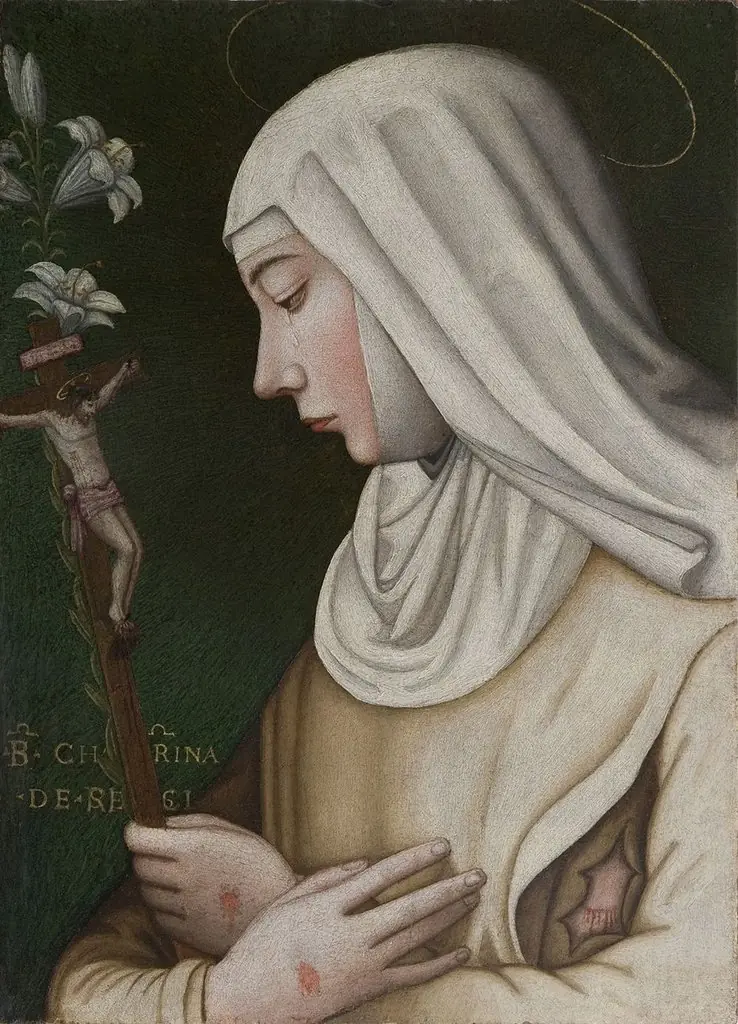 St Catherine of Siena with the Crucifix and the Lily, by Plautilla Nelli