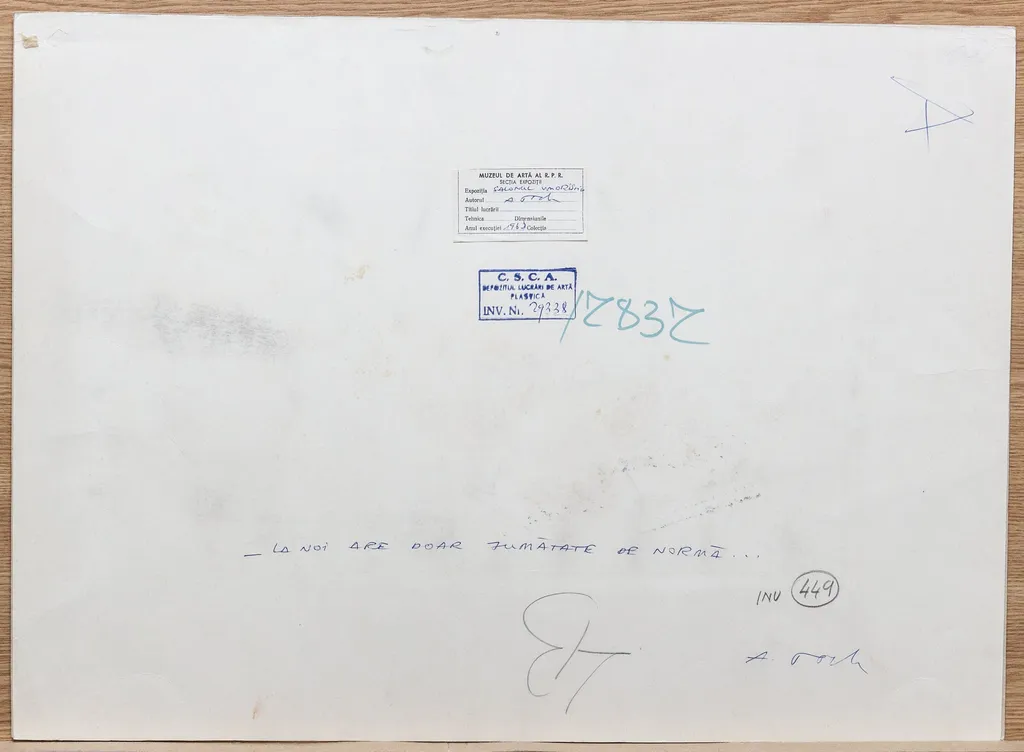 La noi are doar 1/2 normă, by Poch Albert, 1950