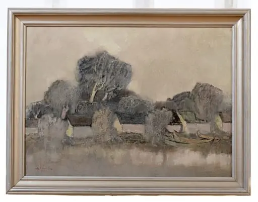 Peisaj cu bărci, by Podoleanu Adrian