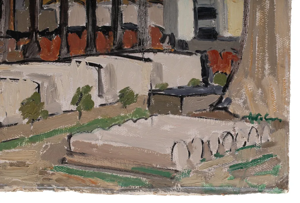 Peisaj din Borzești, by Podoleanu Adrian, unspecified, 1969