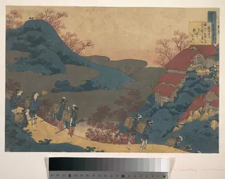 百人一首　乳母かゑとき　猿丸太夫|Poem by Sarumaru Dayū, from the series One Hundred Poems Explained by the Nurse (Hyakunin isshu uba ga etoki), by Katsushika Hokusai