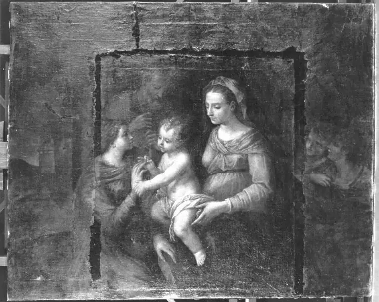 Marriage of St Catherine, by Polidoro da Caravaggio