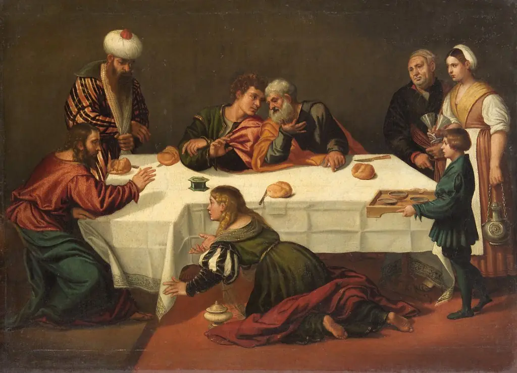 Anointing of Christ in Bethany, by Polidoro da Lanciano
