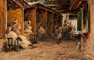 The Souk, by Pollok Sinclair Nisbet, 1895
