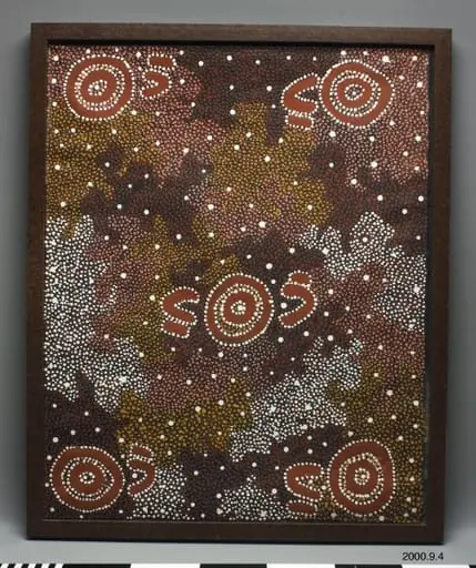 painting, by Polly, warlpiri, Aborigines Napangardi Watson