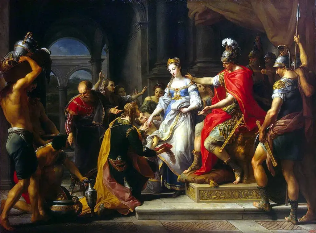 Continence of Scipio, by Pompeo Batoni