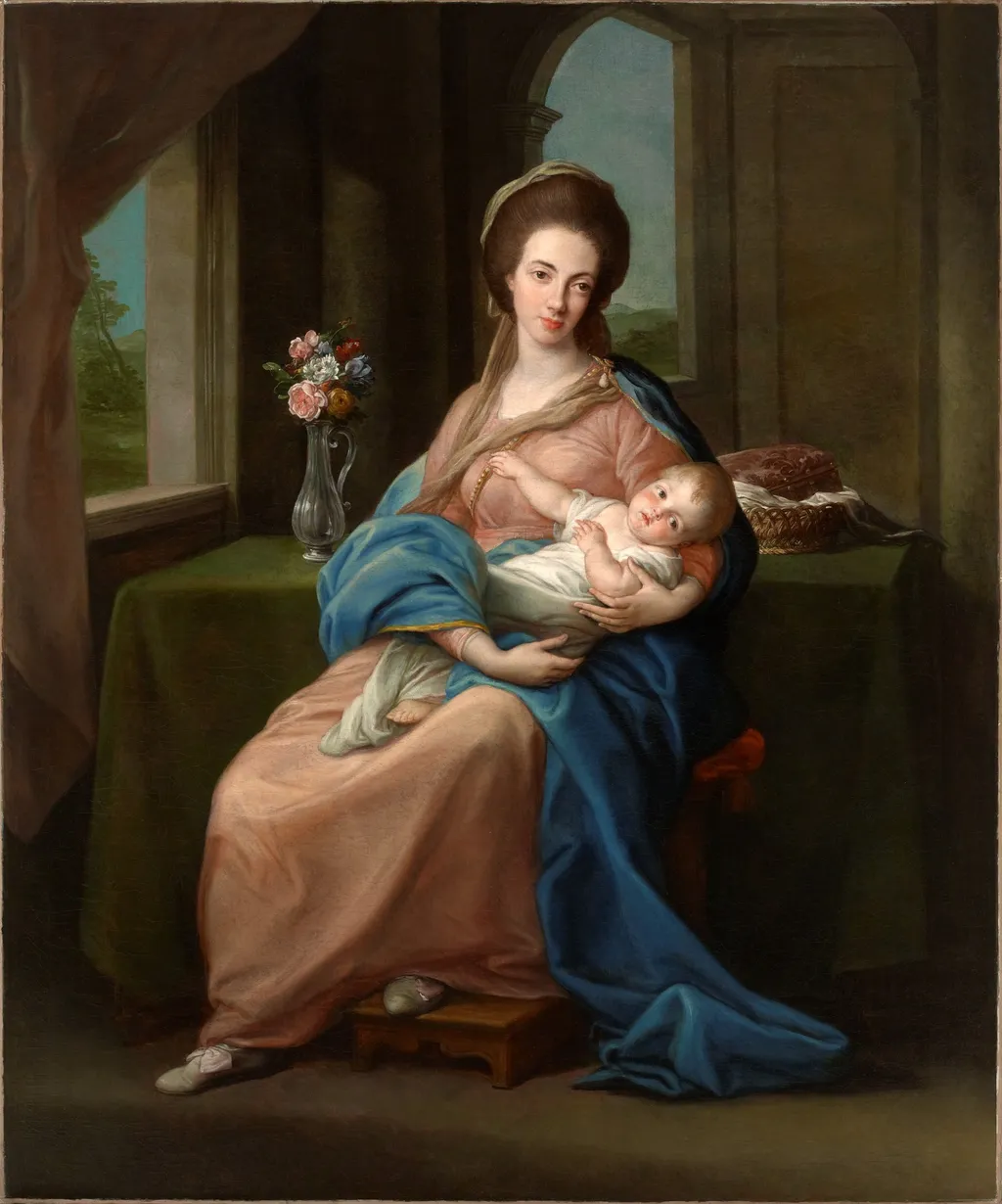 Mary Taylour, Viscountess of Headfort, later Countess of Bective and Marchioness of Headfort (1776–1795), by Pompeo Batoni, oil