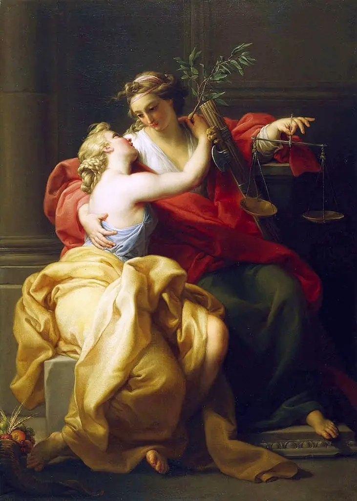 Peace and Justice, by Pompeo Batoni