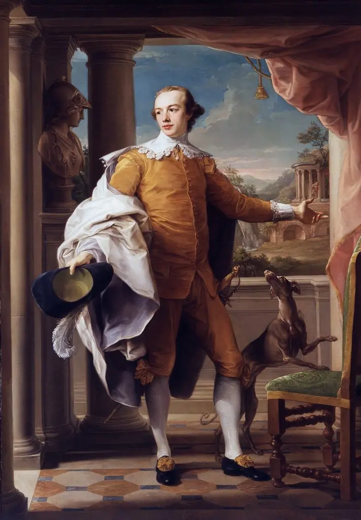 Portrait of Sir Wyndham Knatchbull-Wyndham, by Pompeo Batoni