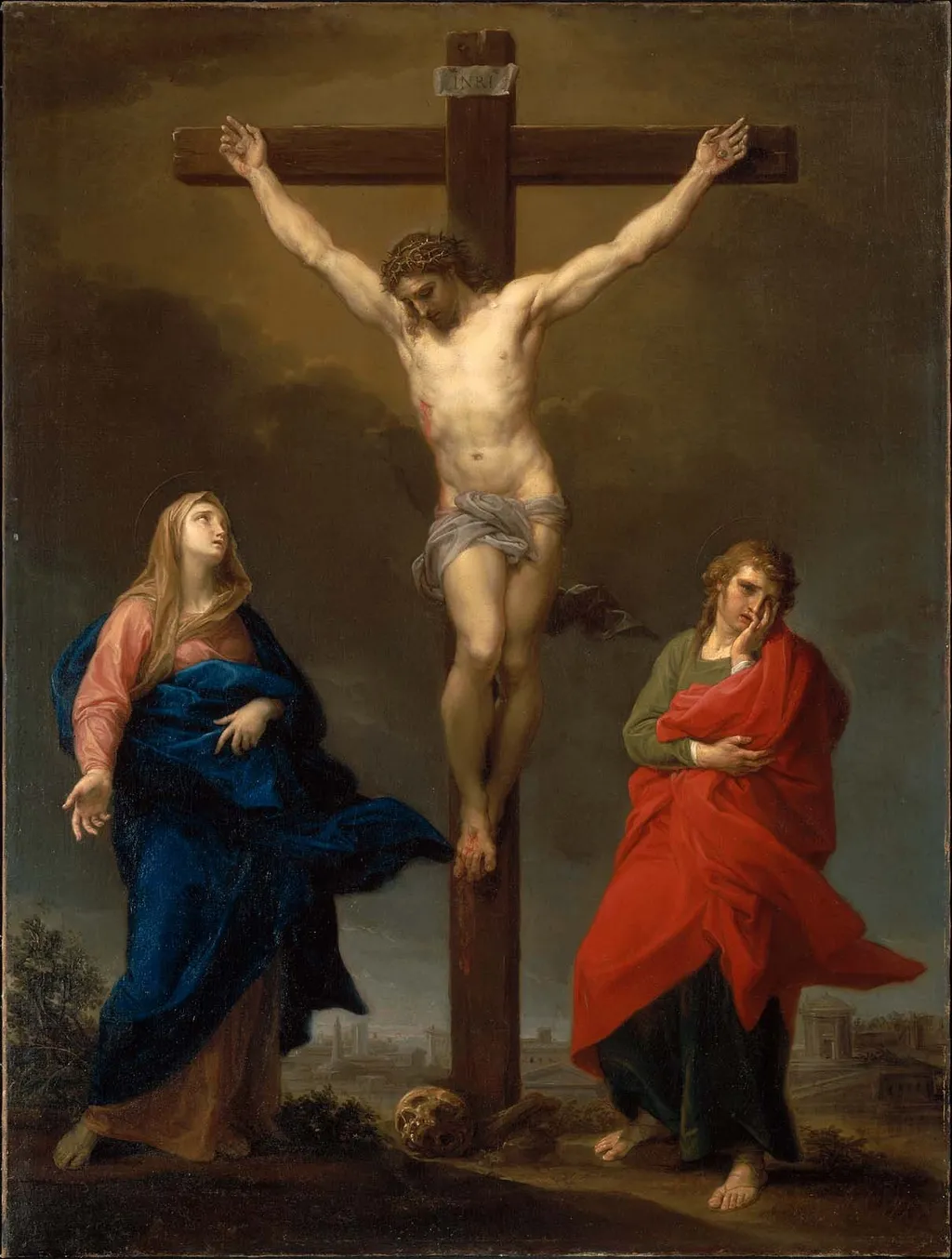 The Crucifixion, by Pompeo Batoni, oil, 1762