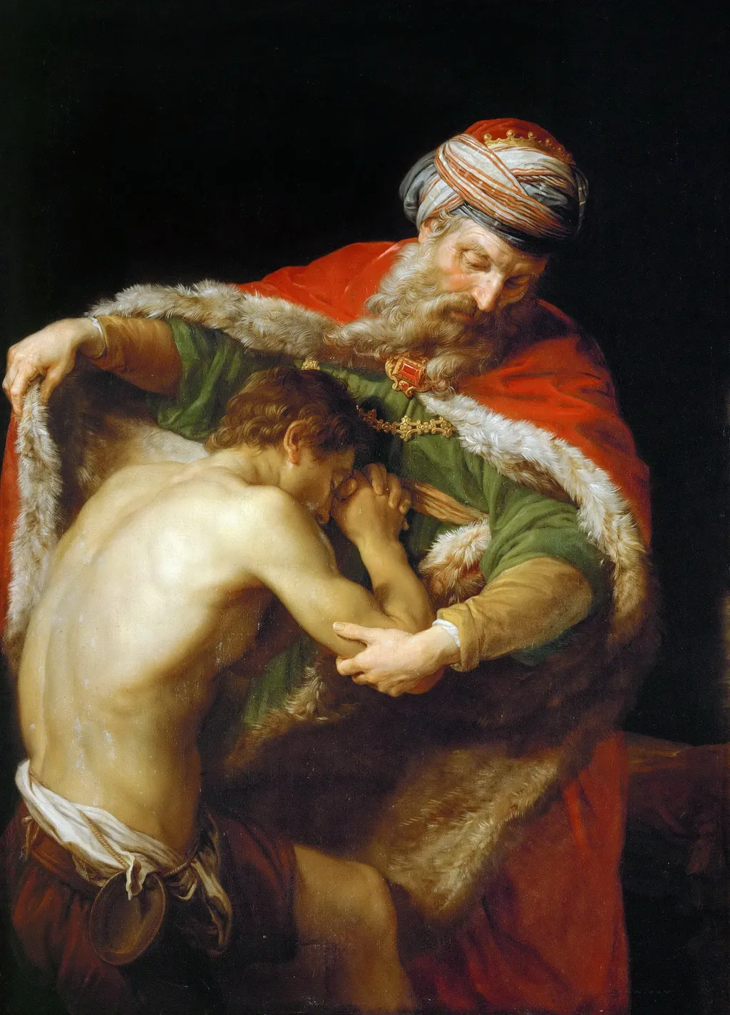 The Return of the Prodigal Son, by Pompeo Batoni, oil, 1773