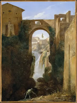 Ponte San Rocco and Waterfalls, Tivoli