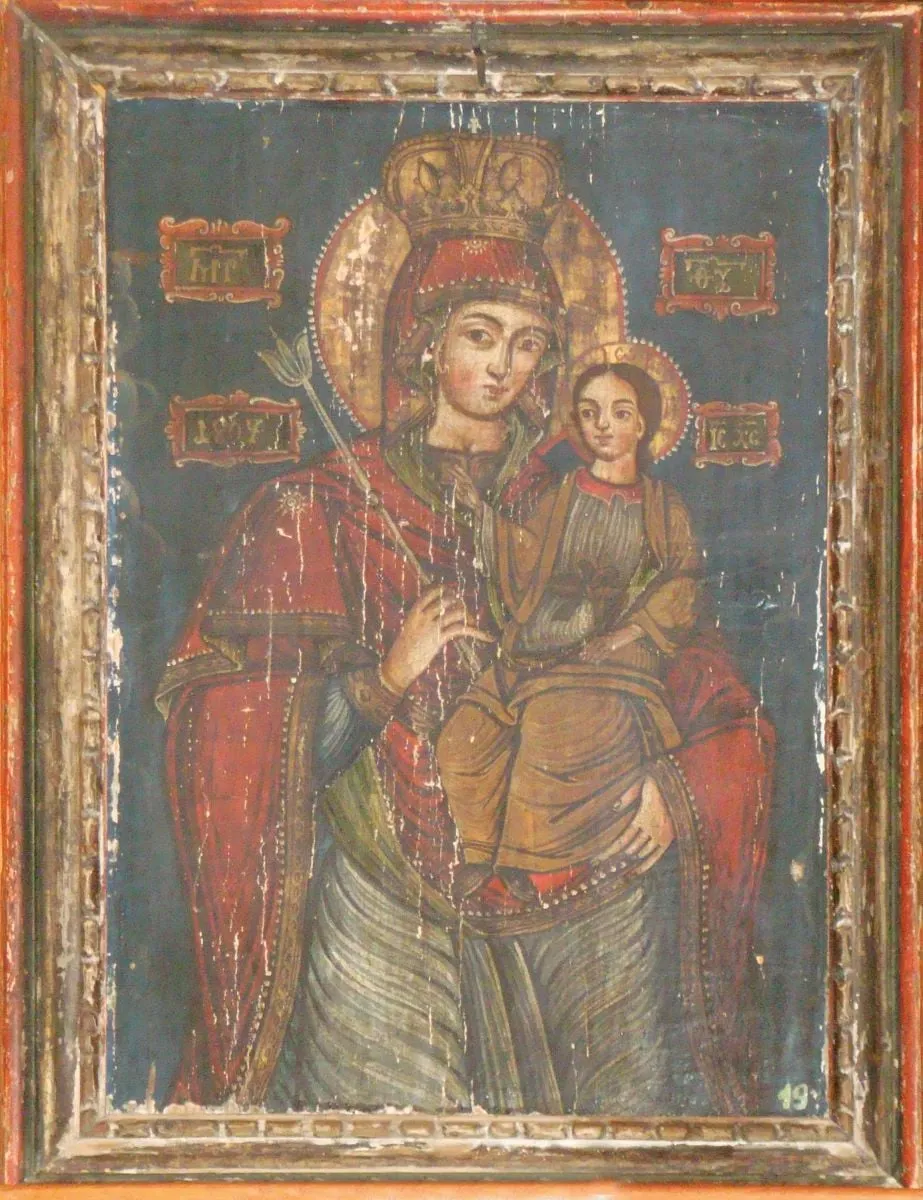 Maica Domnului cu Pruncul, by Popa Nicolae, unspecified, 1804