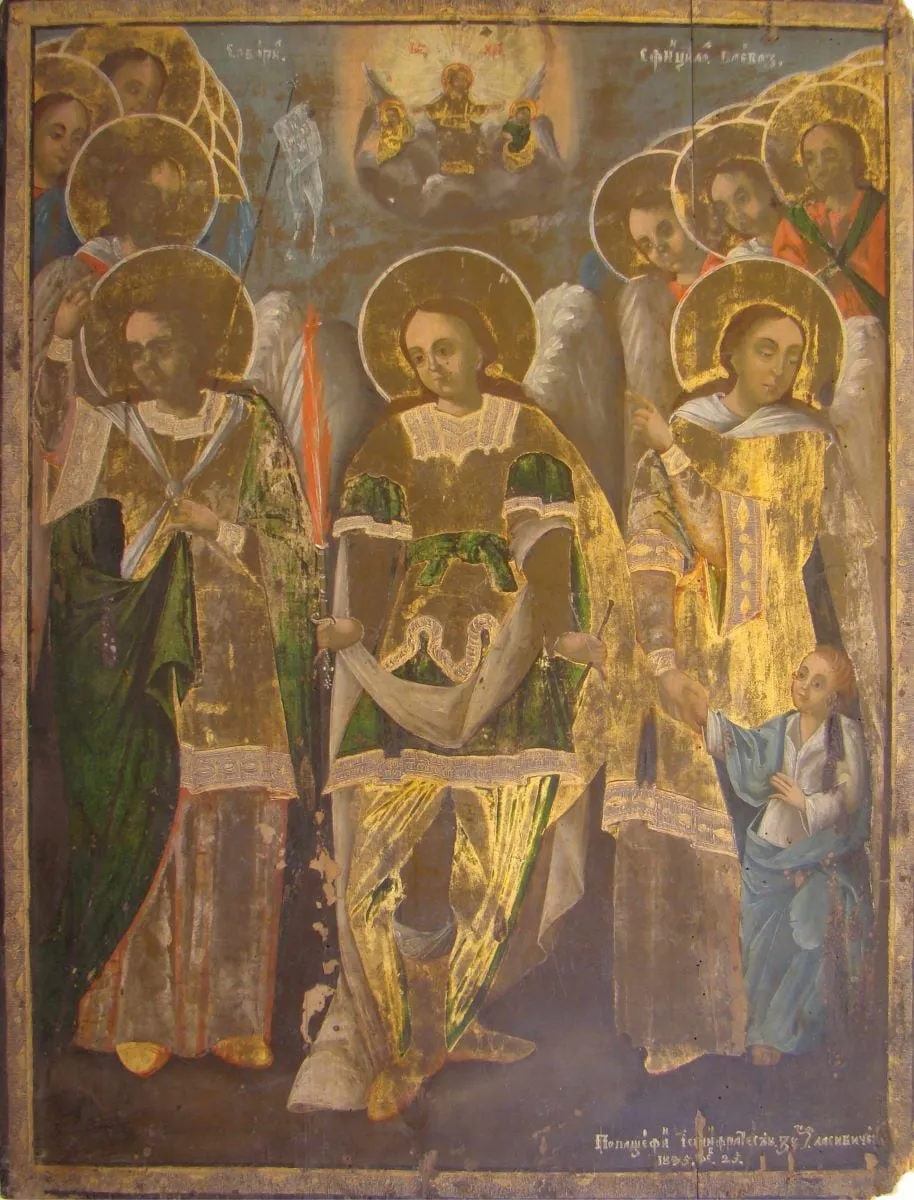 Soborul Arhanghelilor, by Popa Ștefan și fratele său Ioan, 1835