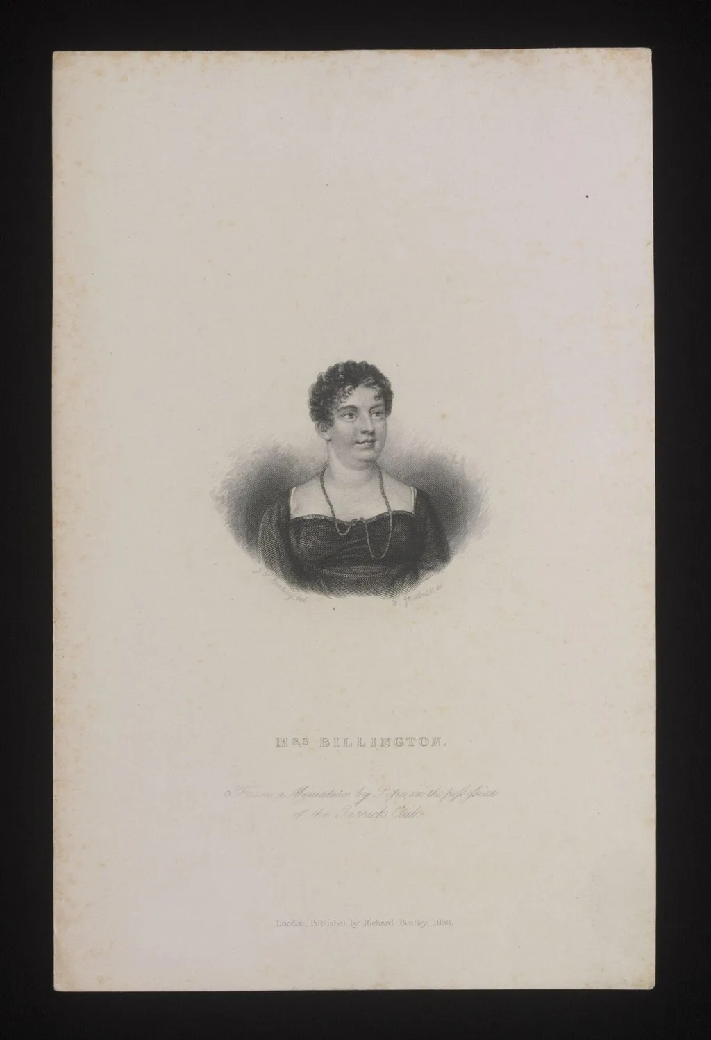 H Beard Print Collection, by Pope, 1838