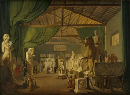 Pope Leo XII Visiting Thorvaldsen's Studios in the Piazza Barberini, 18 October 1826