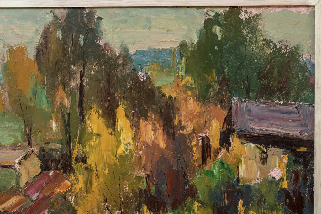 Toamna lângă oraș, by Popovici Grigore, unspecified