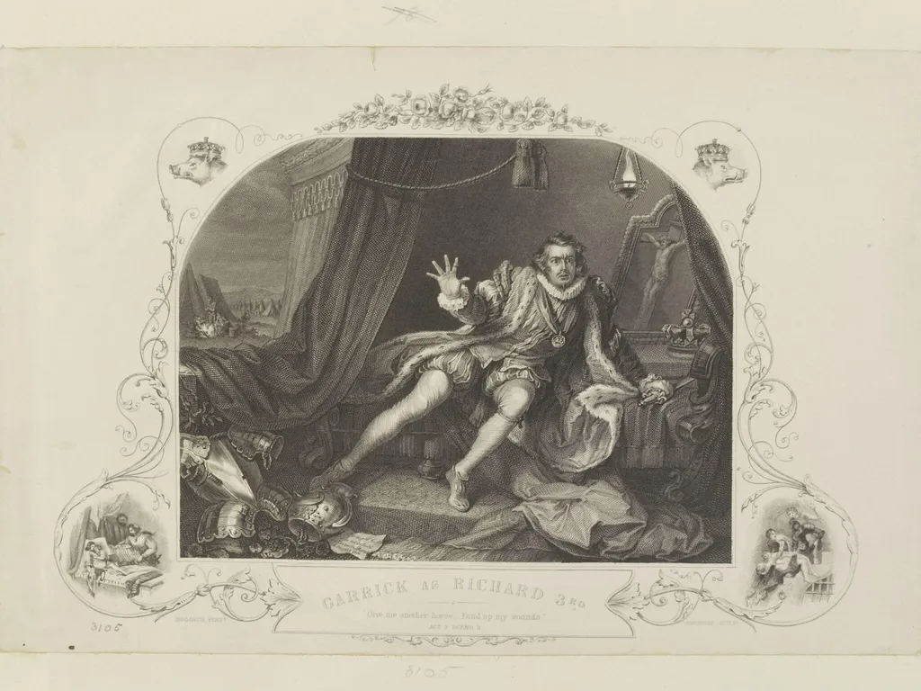 Mr. Garrick as Richard III, by Portbury, 1840