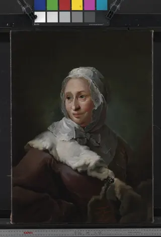 Portræt af Elisabeth Marie Fabritius, født d'Abbestée