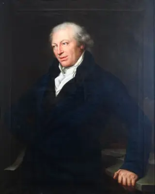 Portrait Berliner Bankier Joel Samuel von Halle, 1850