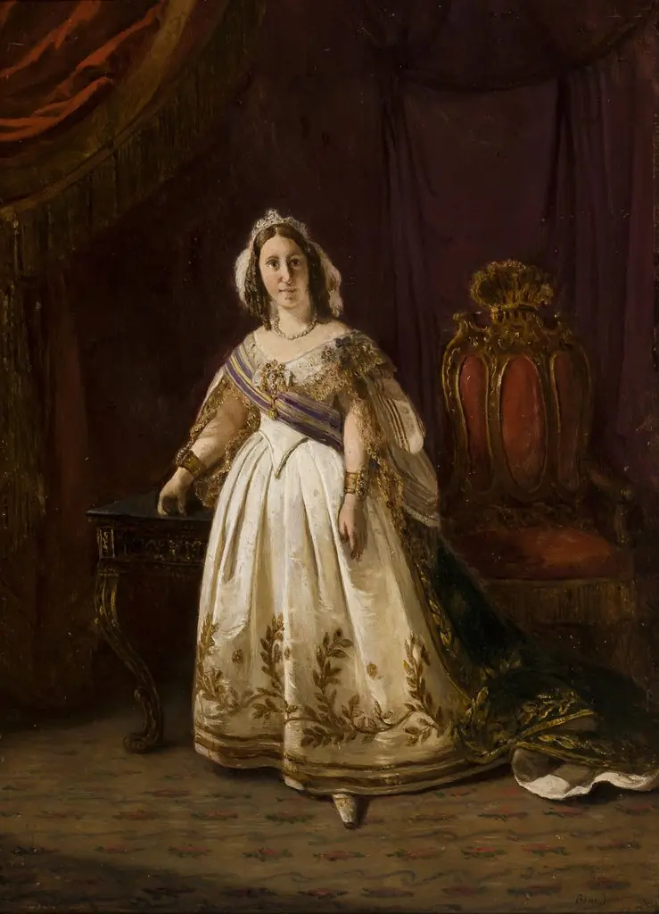 Portrait de l´impératrice du Brésil, Tereza Cristina