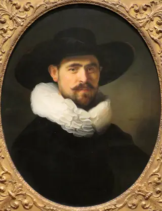 Portrait of a Bearded Man in a Wide-Brimmed Hat, probably Pieter Seijen (1592-1652)