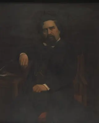 Portrait of a bearded minister