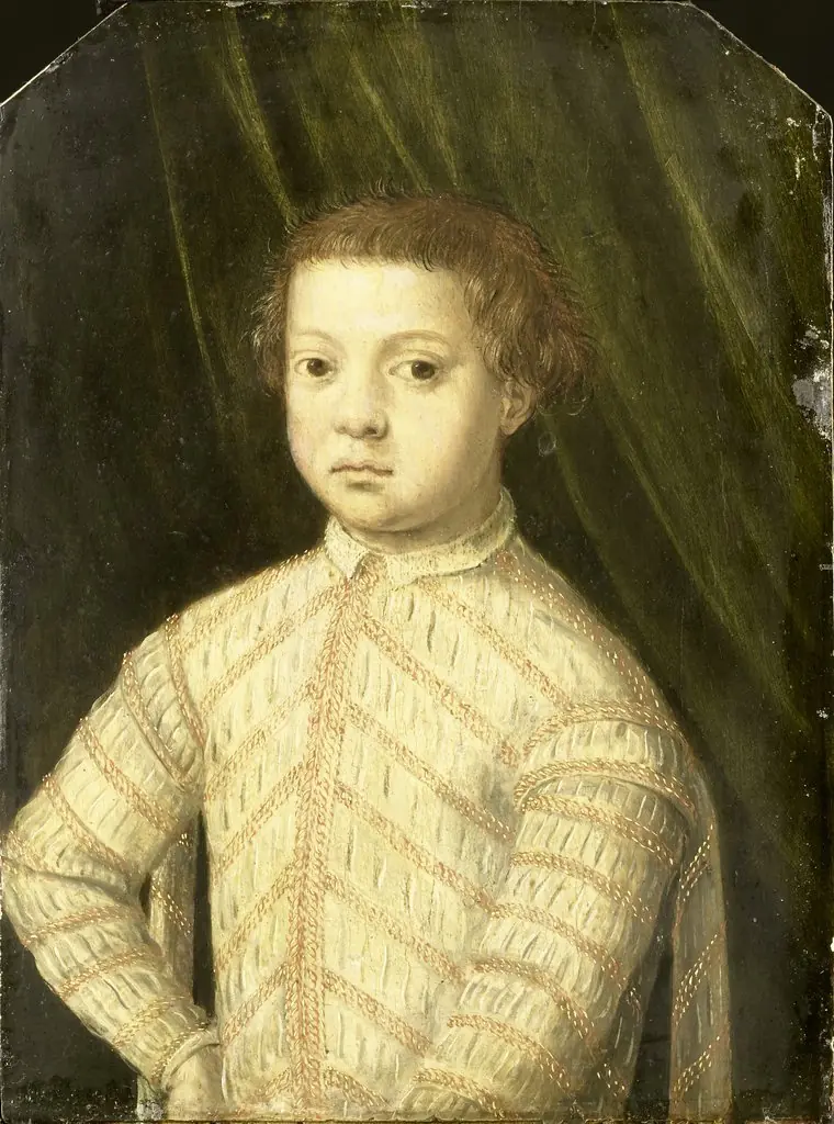 Portrait of a Boy, thought to be Giovanni de' Medici (1543-1562), 1550