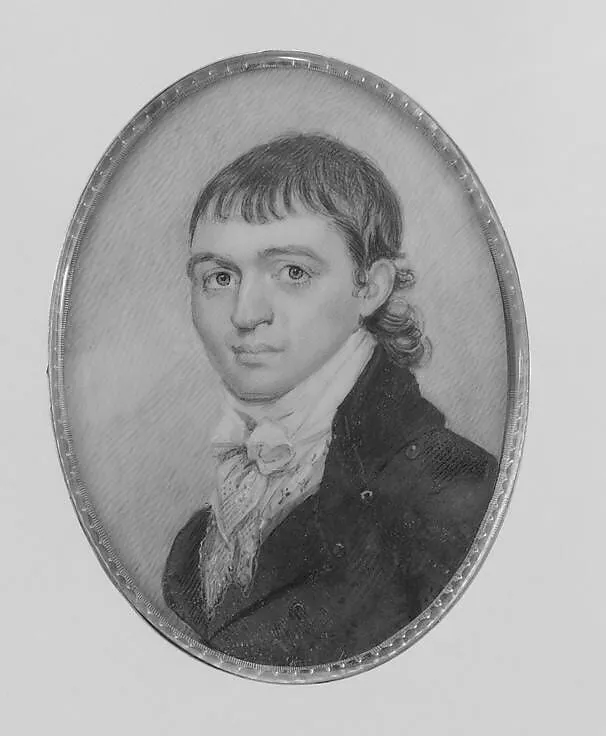 Portrait of a Gentleman, watercolor, 1830