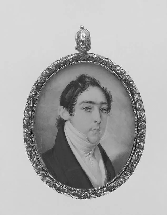 Portrait of a Gentleman, watercolor, 1835