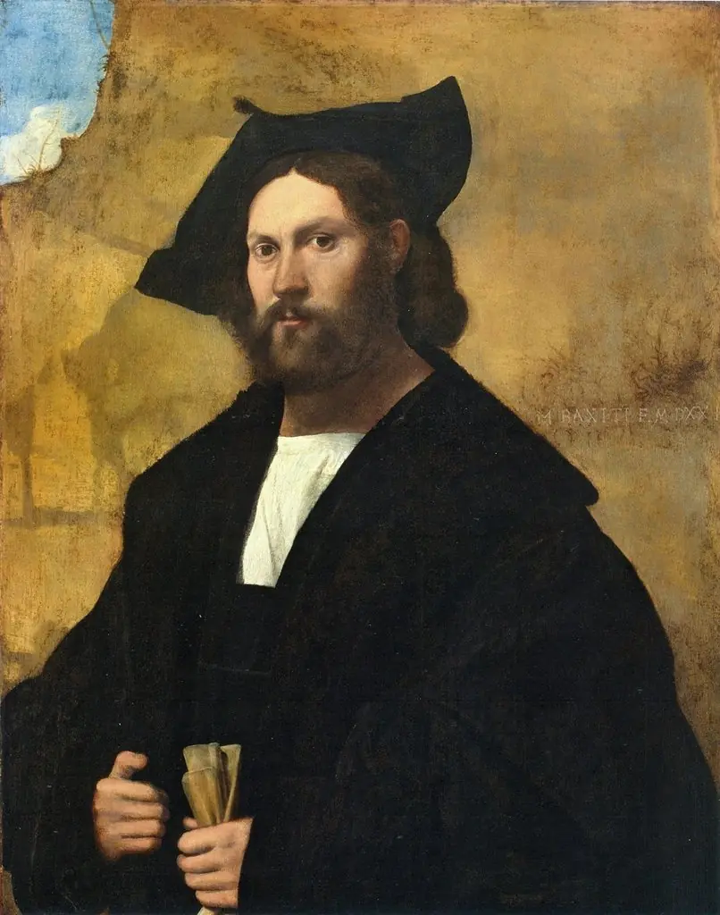 Portrait of a gentleman in black