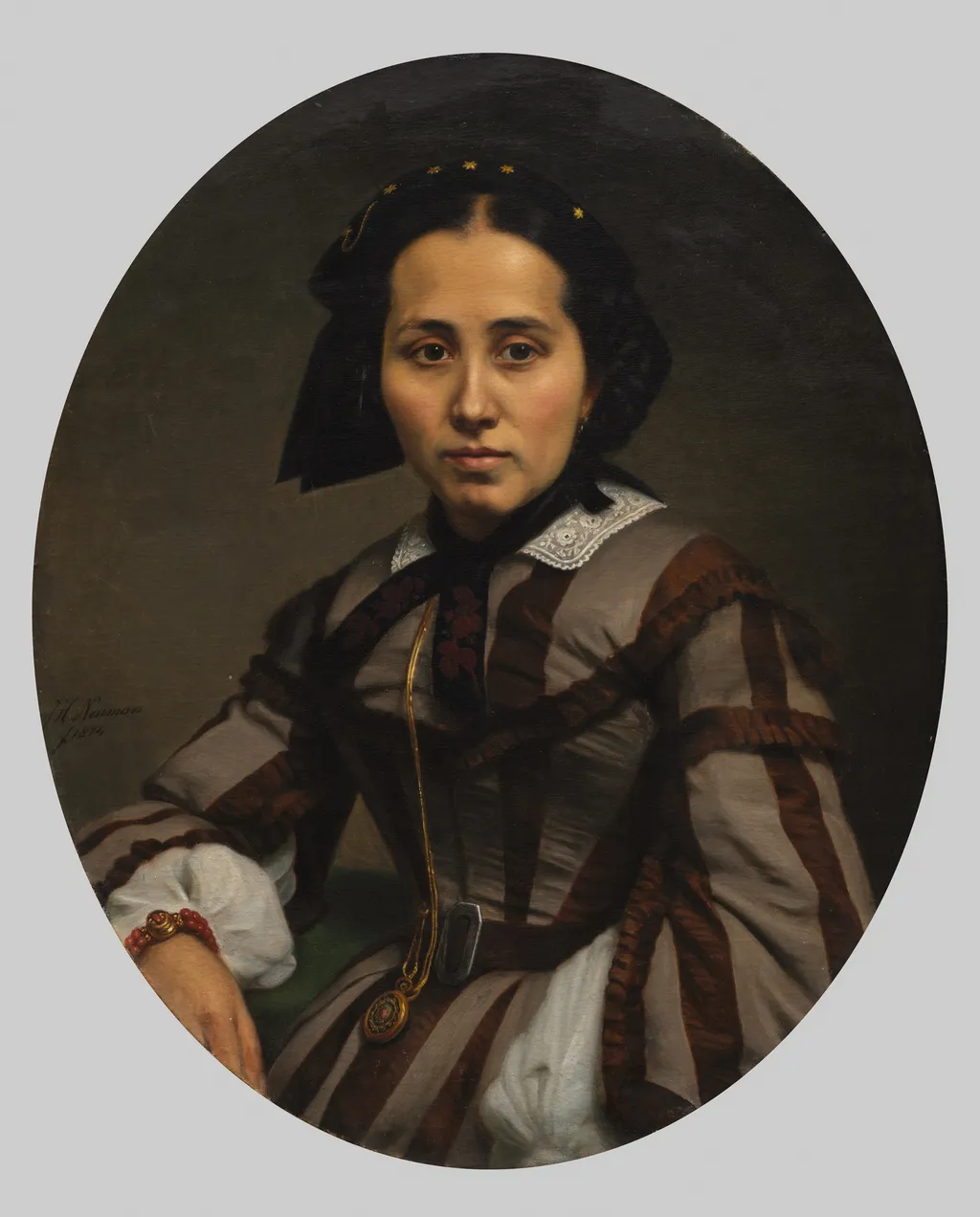 Portrait of a Lady, oil, 1874