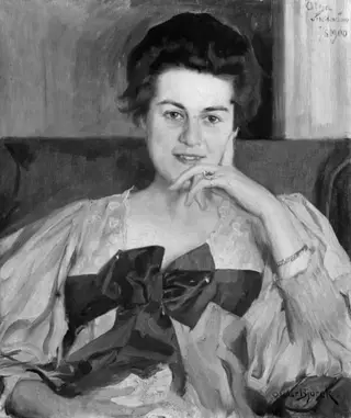 Portrait of a Lady. Olga von Heidenstam