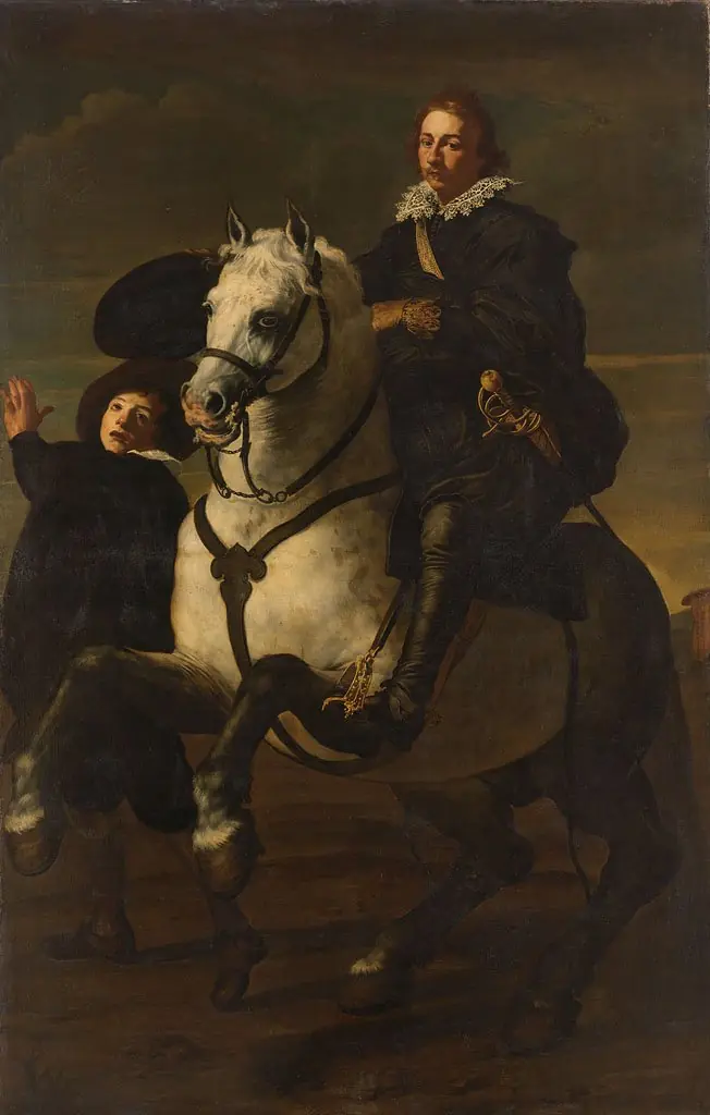 Portrait of a Man on a Horse