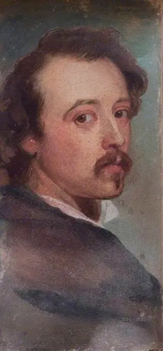Portrait of a Man (sketch for a mural in the Villa Carreggi), by George Frederic Watts