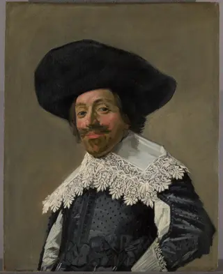 Portrait of a man with a hat