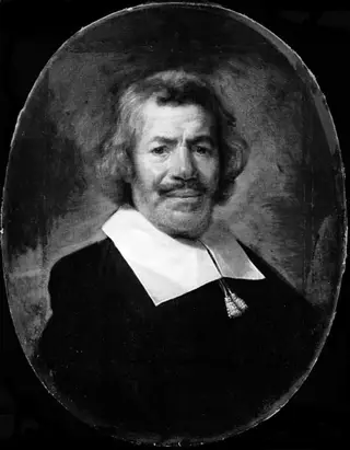 Portrait of a Man with Band Collar