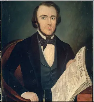 Portrait of a Man with Boston "Atlas".