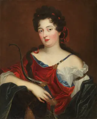 Portrait of a Princess of France as Diana, by Philippe Vignon